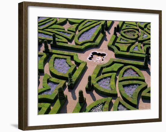 Formal Gardens, Chateau of Villandry, Indre Et Loire, Loire Valley, France, Europe-J P De Manne-Framed Photographic Print