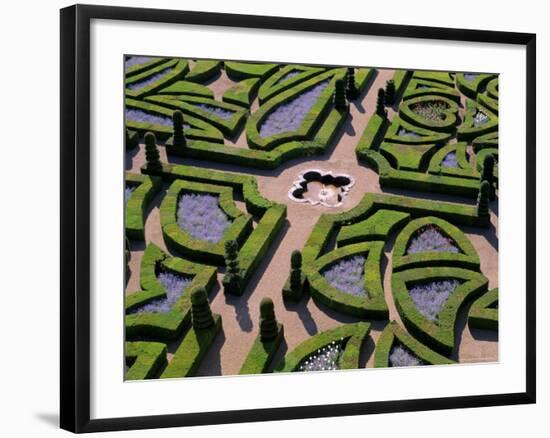 Formal Gardens, Chateau of Villandry, Indre Et Loire, Loire Valley, France, Europe-J P De Manne-Framed Photographic Print