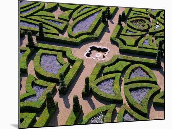 Formal Gardens, Chateau of Villandry, Indre Et Loire, Loire Valley, France, Europe-J P De Manne-Mounted Photographic Print