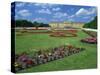 Formal Gardens with Flower Beds in Front of the Schonbrunn Palace, Vienna, Austria-Gavin Hellier-Stretched Canvas