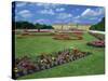 Formal Gardens with Flower Beds in Front of the Schonbrunn Palace, Vienna, Austria-Gavin Hellier-Stretched Canvas