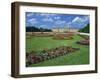 Formal Gardens with Flower Beds in Front of the Schonbrunn Palace, Vienna, Austria-Gavin Hellier-Framed Photographic Print