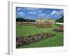 Formal Gardens with Flower Beds in Front of the Schonbrunn Palace, Vienna, Austria-Gavin Hellier-Framed Photographic Print