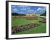 Formal Gardens with Flower Beds in Front of the Schonbrunn Palace, Vienna, Austria-Gavin Hellier-Framed Photographic Print