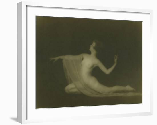 Formal Nude Study, C.1920-Arnold Genthe-Framed Giclee Print