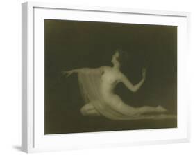 Formal Nude Study, C.1920-Arnold Genthe-Framed Giclee Print