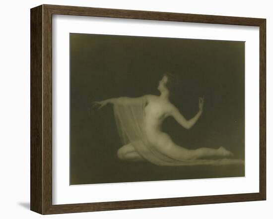 Formal Nude Study, C.1920-Arnold Genthe-Framed Giclee Print