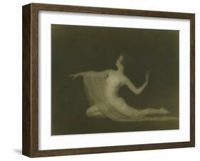 Formal Nude Study, C.1920-Arnold Genthe-Framed Giclee Print