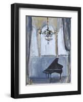 FORMAL PIANO-ALLAYN STEVENS-Framed Art Print