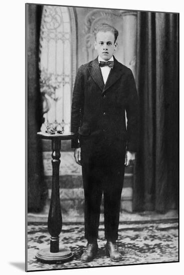 Formal Portrait of Teenager, Ca. 1915-null-Mounted Photographic Print