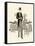 Formal Wear: Morning Suit with Top Hat, Cane and Spats-null-Framed Stretched Canvas