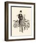 Formal Wear: Morning Suit with Top Hat, Cane and Spats-null-Framed Art Print