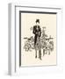 Formal Wear: Morning Suit with Top Hat, Cane and Spats-null-Framed Art Print