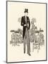 Formal Wear: Morning Suit with Top Hat, Cane and Spats-null-Mounted Art Print