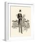 Formal Wear: Morning Suit with Top Hat, Cane and Spats-null-Framed Art Print