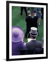 Formally dressed race patrons, Royal Ascot, England-Alan Klehr-Framed Premium Photographic Print