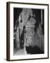 Formation At The 'Hall Of Giants' In Carlsbad Cavern New Mexico.  1933-1942-Ansel Adams-Framed Art Print