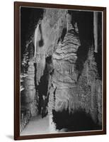 Formation At The 'Hall Of Giants' In Carlsbad Cavern New Mexico.  1933-1942-Ansel Adams-Framed Art Print