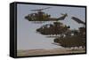 Formation Landing of Ah-1 Tzefa Helicopters from the Israel Air Force-Stocktrek Images-Framed Stretched Canvas