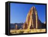 Formation of Plateau in Capitol Reef National Park, Lower Cathedral Valley, Colorado Plateau, Utah-Scott T. Smith-Framed Stretched Canvas