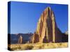 Formation of Plateau in Capitol Reef National Park, Lower Cathedral Valley, Colorado Plateau, Utah-Scott T. Smith-Stretched Canvas