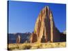 Formation of Plateau in Capitol Reef National Park, Lower Cathedral Valley, Colorado Plateau, Utah-Scott T. Smith-Stretched Canvas