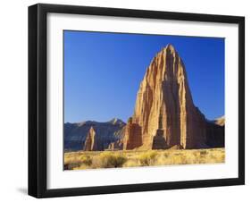 Formation of Plateau in Capitol Reef National Park, Lower Cathedral Valley, Colorado Plateau, Utah-Scott T. Smith-Framed Photographic Print