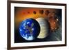 Formation of the Earth, Artwork-Richard Bizley-Framed Photographic Print