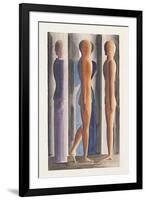 Formation, Tri-Partition, 1926-Oskar Schlemmer-Framed Giclee Print