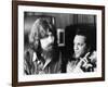 Former Beatle George Harrison (Left) and Indian Musician Ravi Shankar Talk to Newsmen in New York-null-Framed Photo