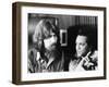 Former Beatle George Harrison (Left) and Indian Musician Ravi Shankar Talk to Newsmen in New York-null-Framed Photo