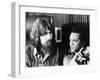 Former Beatle George Harrison (Left) and Indian Musician Ravi Shankar Talk to Newsmen in New York-null-Framed Photo