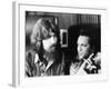 Former Beatle George Harrison (Left) and Indian Musician Ravi Shankar Talk to Newsmen in New York-null-Framed Photo