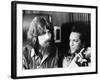 Former Beatle George Harrison (Left) and Indian Musician Ravi Shankar Talk to Newsmen in New York-null-Framed Photo