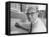 Former Chief of French Intelligence in the Us, Philippe Thyraud De Vosjoli-Alfred Eisenstaedt-Framed Stretched Canvas