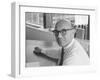 Former Chief of French Intelligence in the Us, Philippe Thyraud De Vosjoli-Alfred Eisenstaedt-Framed Photographic Print