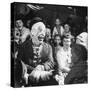 Former College Professor Charles Boas Performing as a Circus Clown-Francis Miller-Stretched Canvas