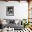 Former Confederate Soldier John Salling in Chair on Front Porch with friends in Scott County-Allan Grant-Framed Photographic Print displayed on a wall