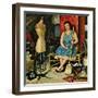 "Former Figure", January 26, 1957-Amos Sewell-Framed Giclee Print