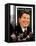 Former First Lady and Giant Replica of US Postage Stamp Honoring Late Husband, Ronald Reagan-null-Framed Stretched Canvas