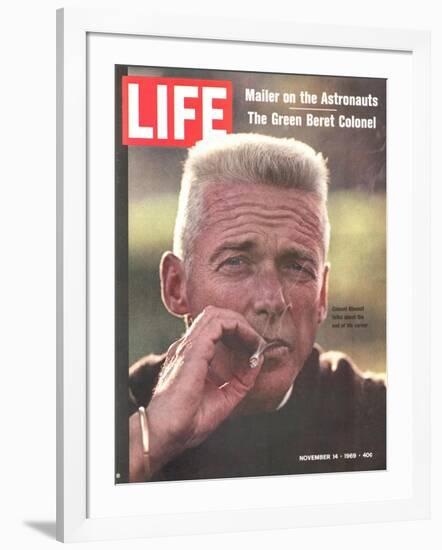 Former Green Beret Col. Robert Rheault, Smoking Cigarette, November 14, 1969-Henry Groskinsky-Framed Photographic Print