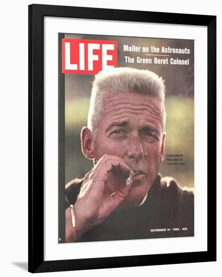 Former Green Beret Col. Robert Rheault, Smoking Cigarette, November 14, 1969-Henry Groskinsky-Framed Photographic Print