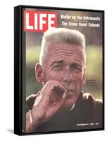 Former Green Beret Col. Robert Rheault, Smoking Cigarette, November 14, 1969-Henry Groskinsky-Framed Stretched Canvas