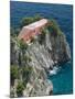 Former Home of Writer Curzio Malaparte, Punta Massullo, Bay of Naples, Italy-Walter Bibikow-Mounted Photographic Print