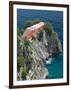 Former Home of Writer Curzio Malaparte, Punta Massullo, Bay of Naples, Italy-Walter Bibikow-Framed Photographic Print