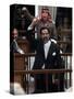 Former Iraqi President Saddam Hussein Berates the Court During their Trial in Baghdad-null-Stretched Canvas