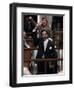 Former Iraqi President Saddam Hussein Berates the Court During their Trial in Baghdad-null-Framed Photographic Print