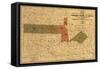 Former Limits of Cherokee "Nation of" Indians No.2 - Panoramic Map-Lantern Press-Framed Stretched Canvas