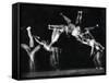 Former National A.A.U. and Olympic Tumbling Champion Merrill Rowland "Flip" Wolfe-Gjon Mili-Framed Stretched Canvas