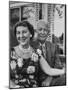 Former President Dwight D. Eisenhower and Wife Mamie at their Farm-Ed Clark-Mounted Photographic Print